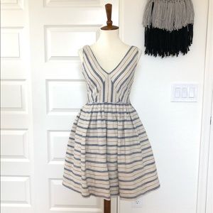 JCREW Fit Flare Cotton Dress